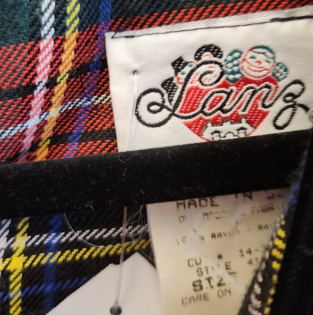 Vintage Lanz Christmas Plaid Dress - Picture 5 of 8